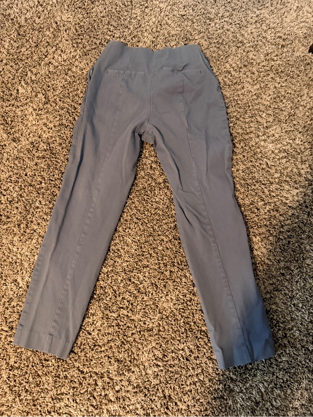 Classic Slim Dress Pants in Slate Blue